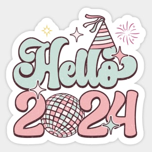 Hello 2024 Sticker